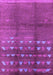 Machine Washable Solid Purple Modern Area Rugs, wshurb1255pur