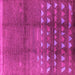 Square Machine Washable Solid Pink Modern Rug, wshurb1255pnk