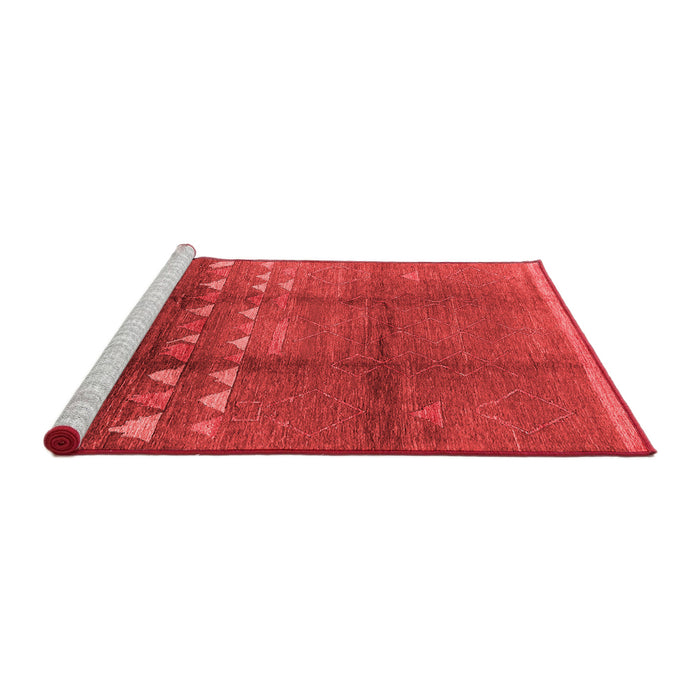 Modern Red Washable Rugs