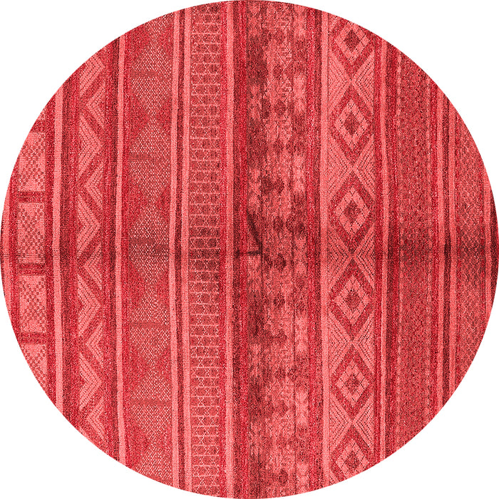 Machine Washable Solid Red Modern Rug, wshurb1256red