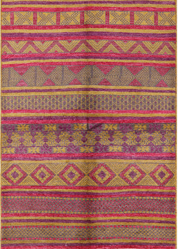 Machine Washable Industrial Modern Crimson Red Rug, wshurb1256