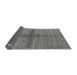 Sideview of Solid Gray Modern Rug, urb1256gry