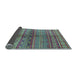 Sideview of Solid Light Blue Modern Rug, urb1256lblu