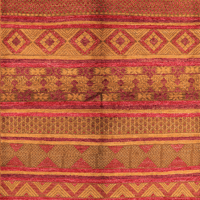 Solid Orange Modern Rug, urb1256org