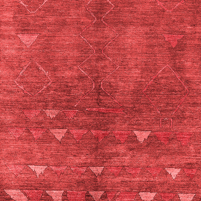 Solid Red Modern Area Rugs