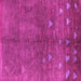 Square Solid Pink Modern Rug, urb1257pnk