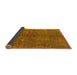 Sideview of Solid Yellow Modern Rug, urb1257yw