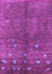 Solid Purple Modern Rug, urb1257pur