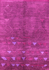 Solid Pink Modern Rug, urb1257pnk