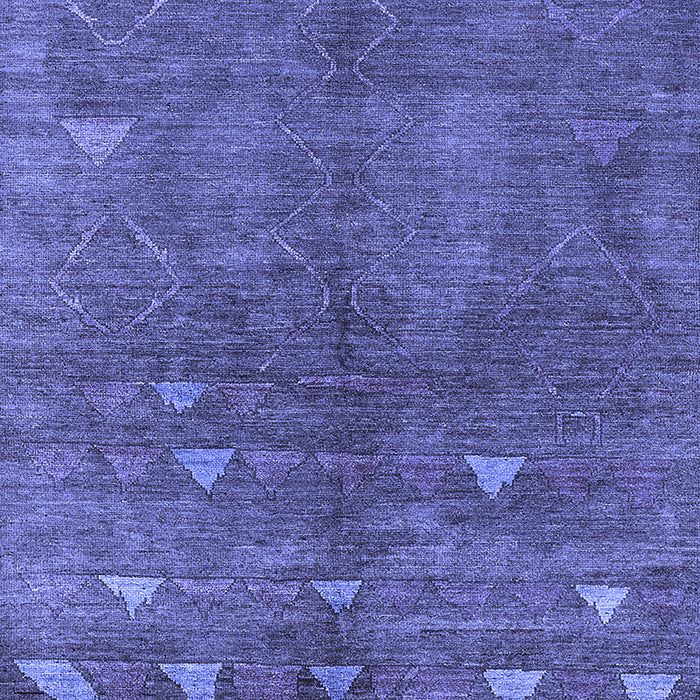 Solid Blue Modern Rug, urb1257blu