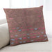 Lifestyle Image of Mid-Century Modern Urban Square Copper Red Pink Throw Pillow, 18 inch by 18 inch, pwurb1257