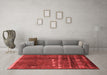 Modern Red Washable Rugs