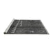 Sideview of Machine Washable Solid Gray Modern Rug, wshurb1258gry