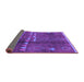 Sideview of Solid Purple Modern Rug, urb1258pur