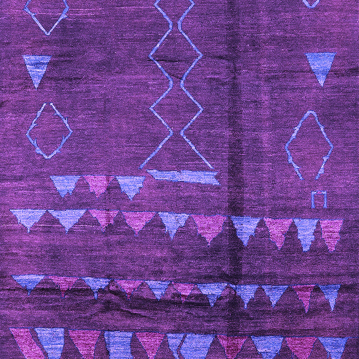 Solid Purple Modern Rug, urb1258pur