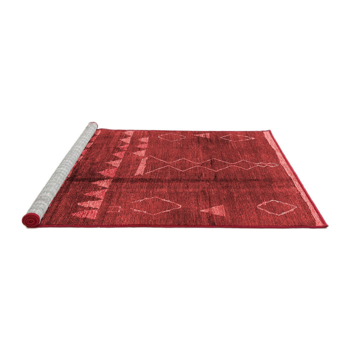 Modern Red Washable Rugs