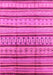 Machine Washable Solid Pink Modern Rug, wshurb1259pnk