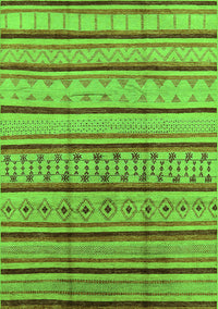 Solid Green Modern Rug, urb1259grn