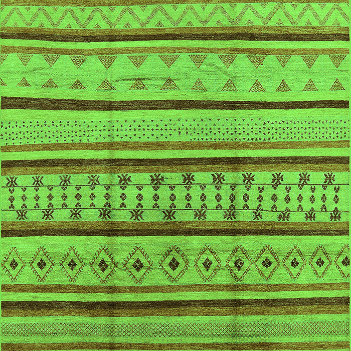 Solid Green Modern Rug, urb1259grn