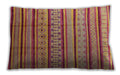 Mid-Century Modern Urban Crimson Red Lumbar Throw Pillow, 13 inch by 19 inch, lburb1259