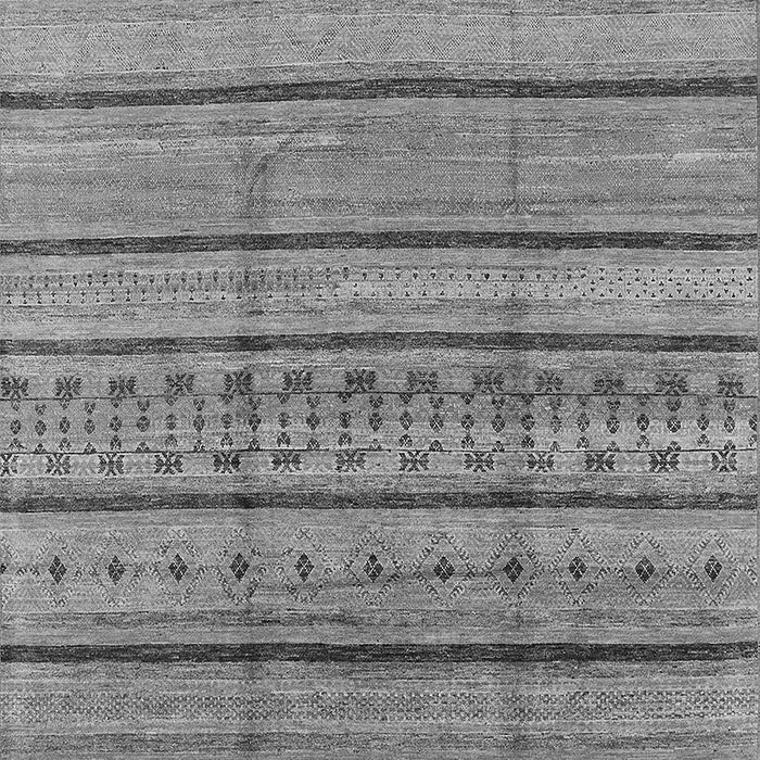 Machine Washable Solid Gray Modern Rug, wshurb1260gry