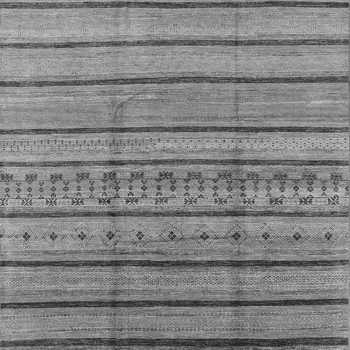 Square Solid Gray Modern Rug, urb1260gry