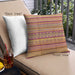 Front View of Mid-Century Modern Urban Square Orange Throw Pillow, 18 inch by 18 inch, pwurb1260