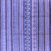 Square Machine Washable Solid Blue Modern Rug, wshurb1260blu