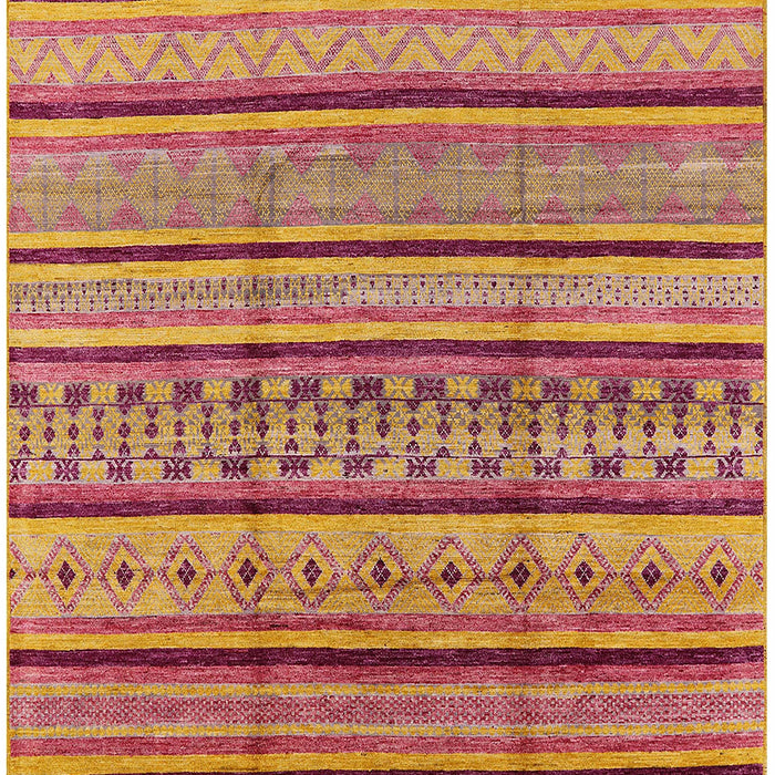 Machine Washable Industrial Modern Orange Rug, wshurb1260