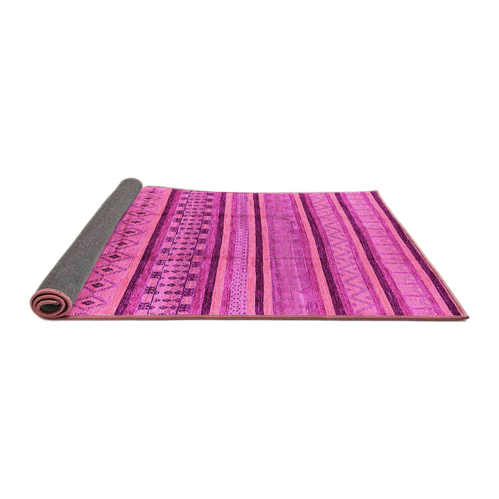 Sideview of Solid Pink Modern Rug, urb1260pnk