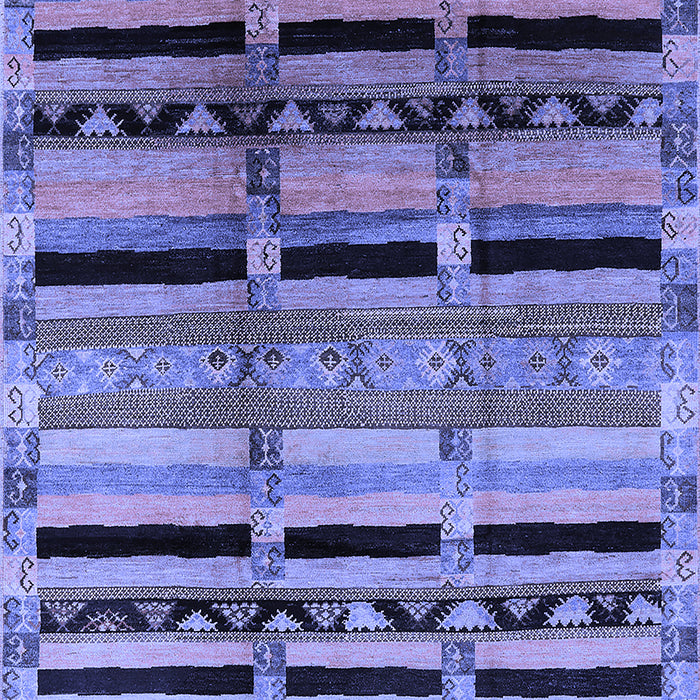 Southwestern Blue Country Rug, urb1261blu