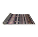 Sideview of Mid-Century Modern Pink Solid Rug, urb1262