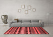 Modern Red Washable Rugs