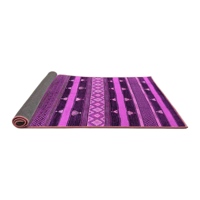 Sideview of Solid Pink Modern Rug, urb1262pnk