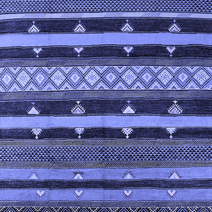 Solid Blue Modern Rug, urb1262blu