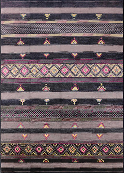 Mid-Century Modern Pink Solid Rug, urb1262