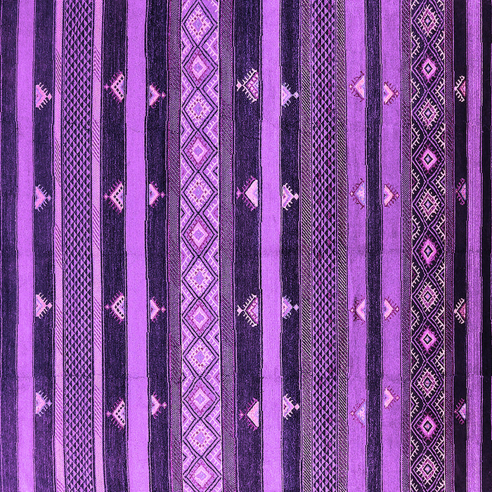 Square Solid Purple Modern Rug, urb1262pur