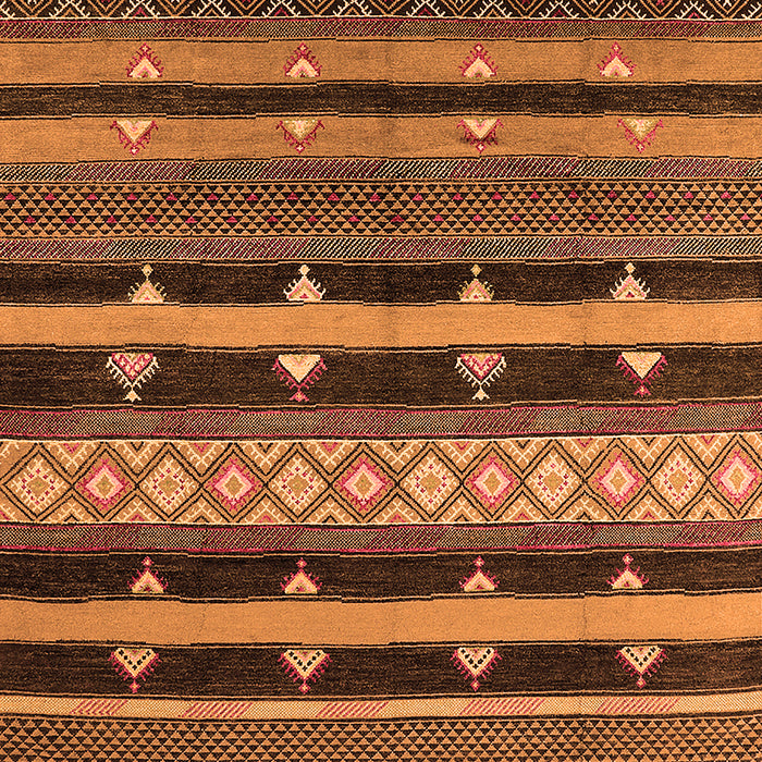 Machine Washable Solid Orange Modern Area Rugs, wshurb1262org