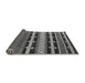 Sideview of Solid Gray Modern Rug, urb1262gry