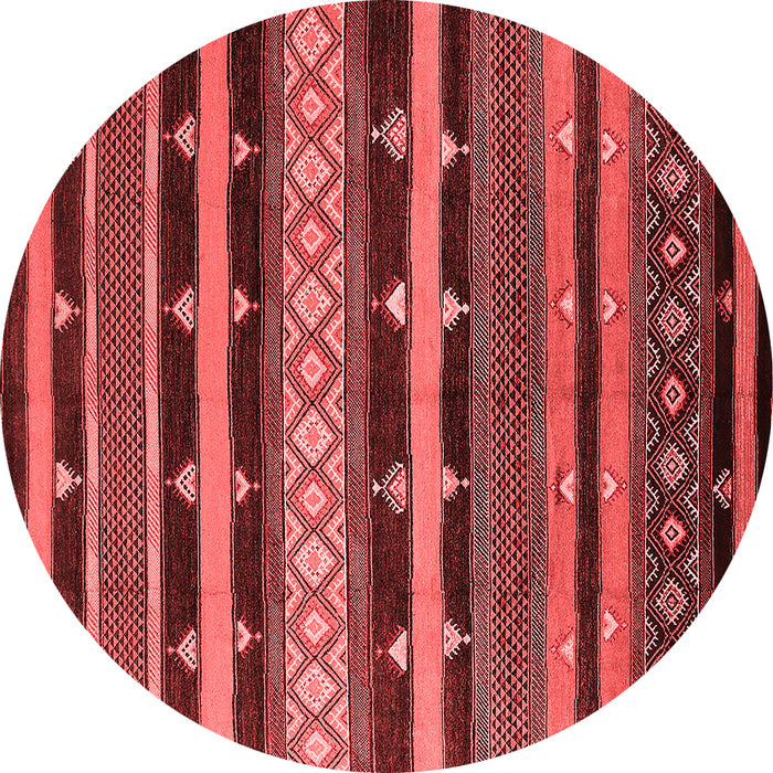 Machine Washable Solid Red Modern Rug, wshurb1262red