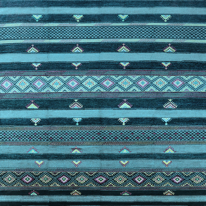 Square Machine Washable Solid Light Blue Modern Rug, wshurb1262lblu