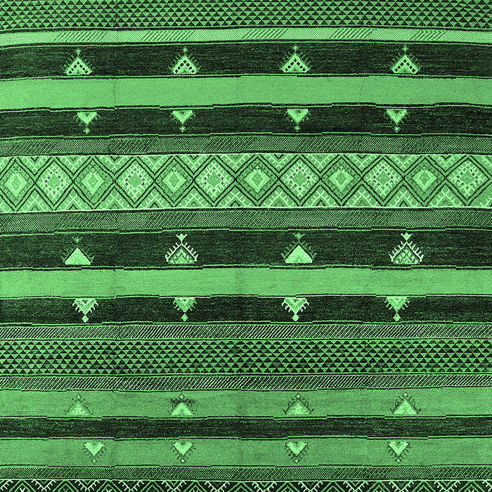 Machine Washable Solid Emerald Green Modern Area Rugs, wshurb1262emgrn