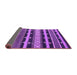 Sideview of Solid Purple Modern Rug, urb1262pur