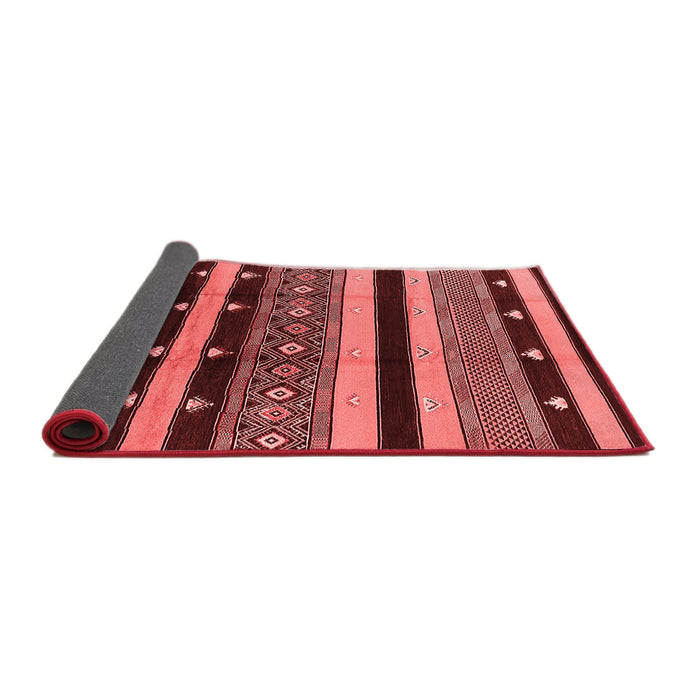 Solid Red Modern Area Rugs