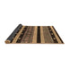 Sideview of Solid Brown Modern Rug, urb1263brn