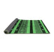 Sideview of Solid Emerald Green Modern Rug, urb1263emgrn