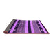 Sideview of Solid Purple Modern Rug, urb1263pur