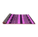 Sideview of Solid Pink Modern Rug, urb1263pnk