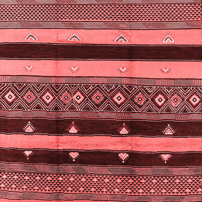 Machine Washable Solid Red Modern Rug, wshurb1263red