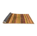 Sideview of Solid Orange Modern Rug, urb1264org